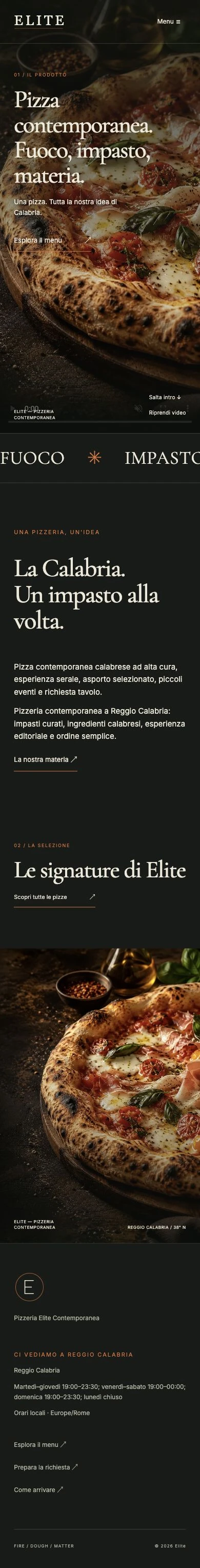 Pizzeria Elite — Ristorazione
